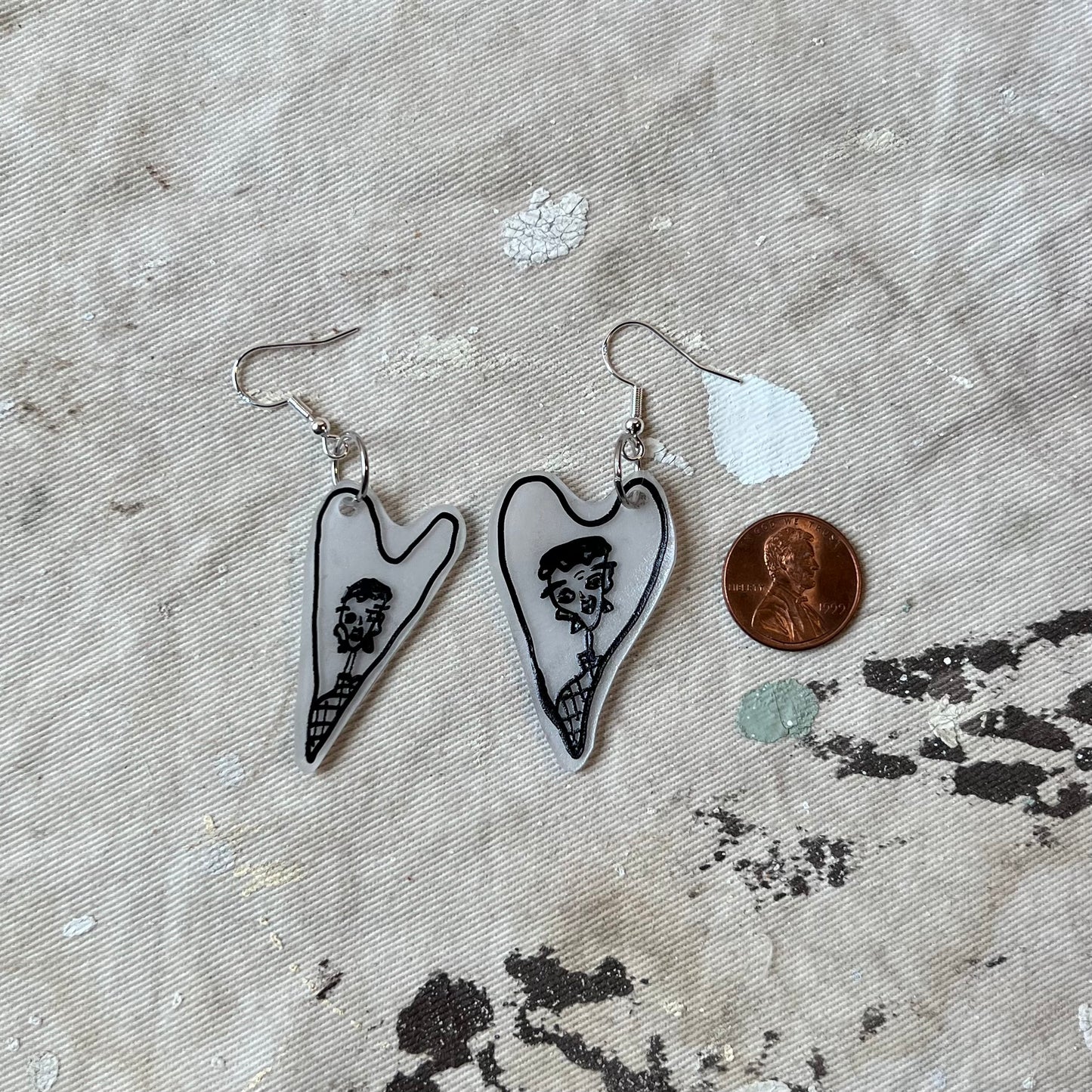 freaky earrings