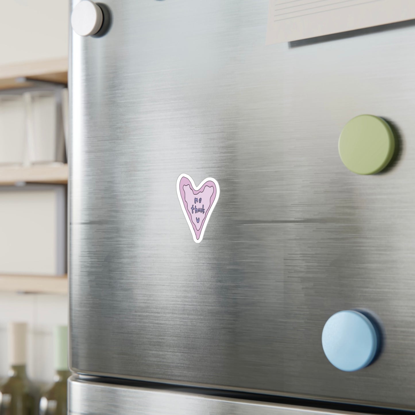no thank u - sticker