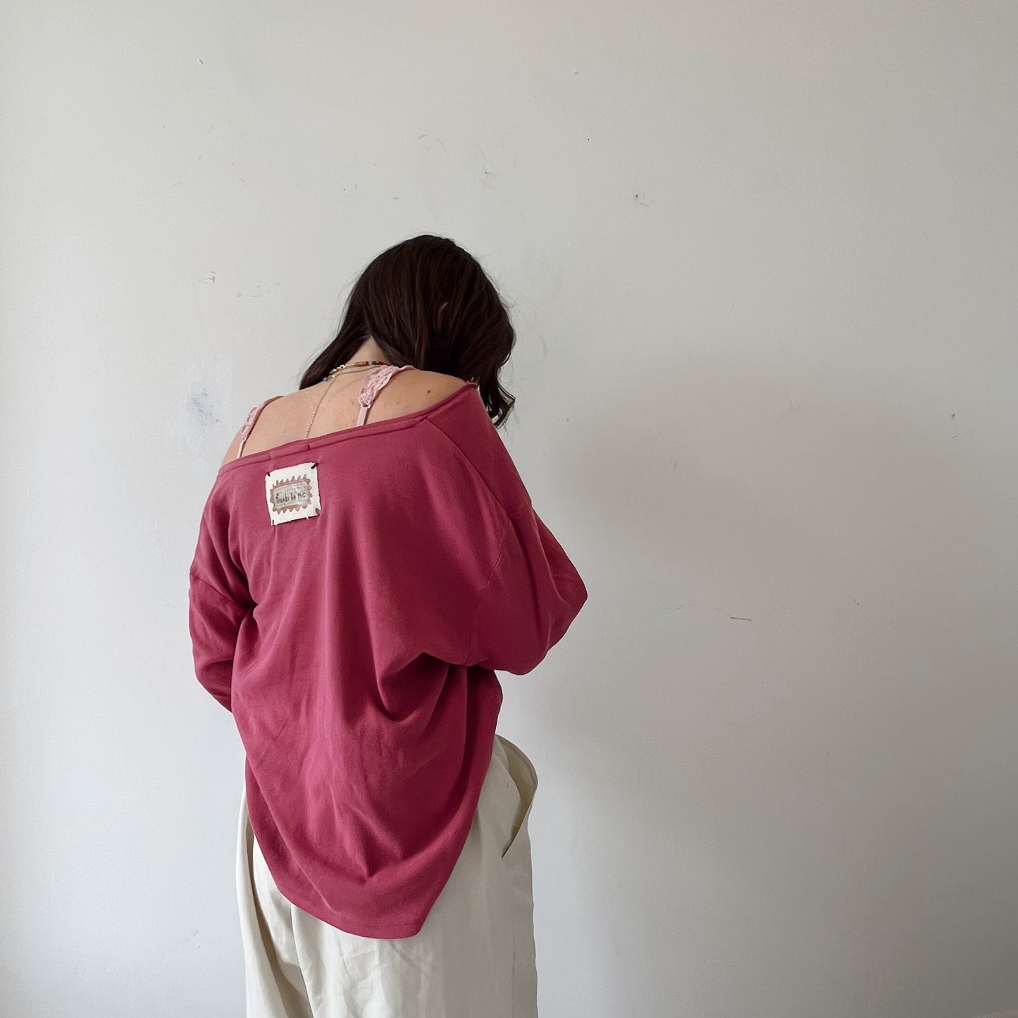 pink long sleeve