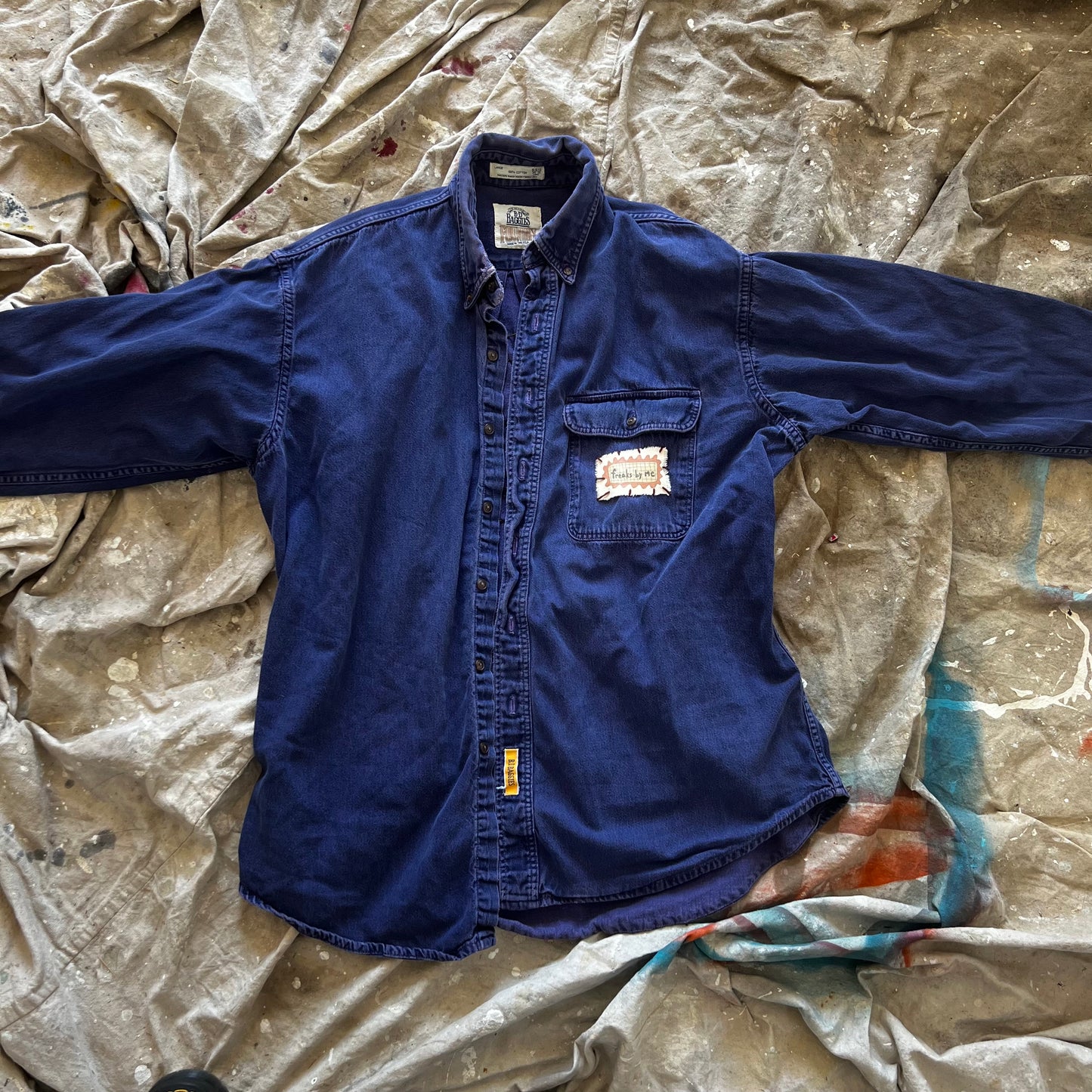 long sleeve jean shirt