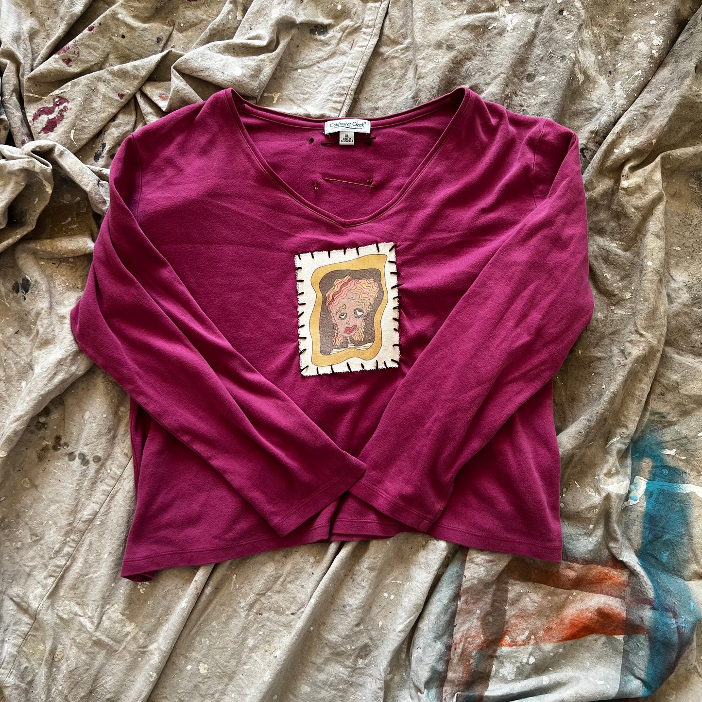 pink long sleeve