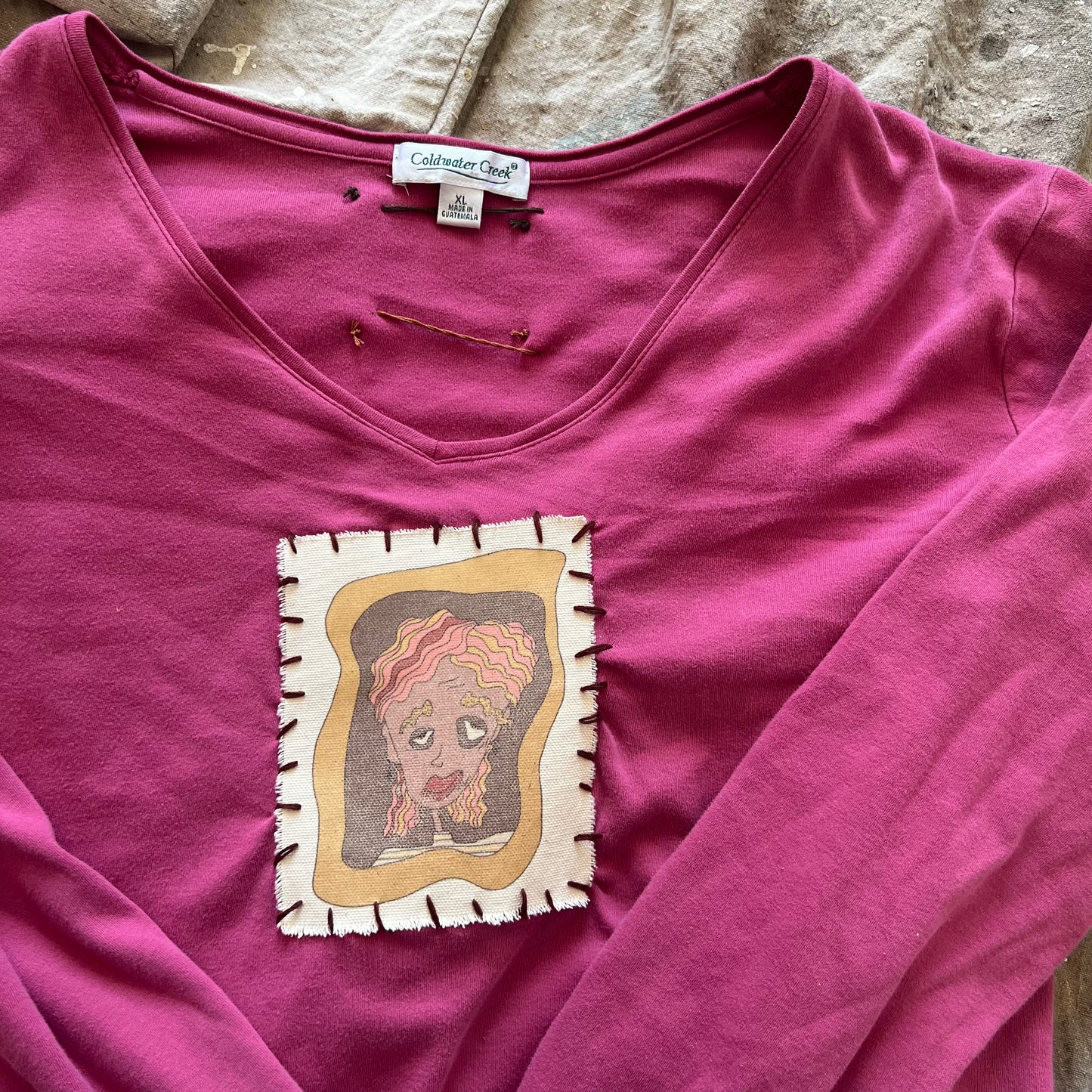 pink long sleeve