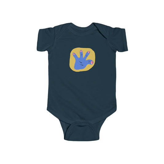 hand - baby onesie
