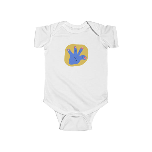 hand - baby onesie