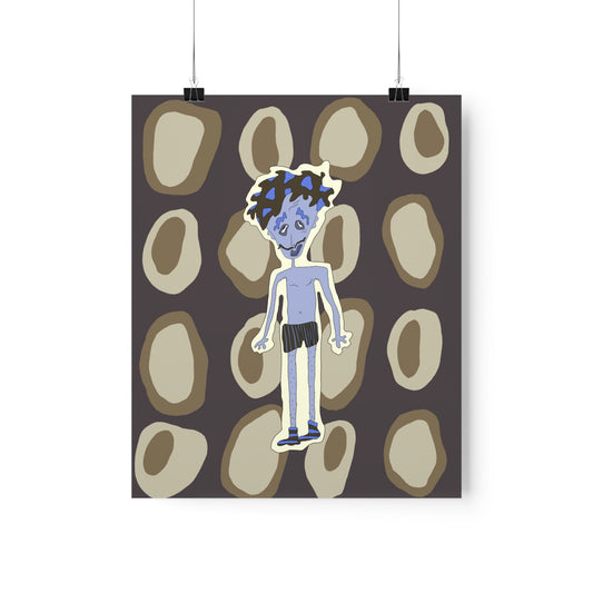 blue boy freak - print