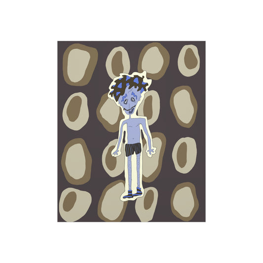 blue boy freak - print