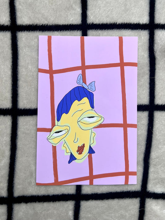 little bow freak - mini print