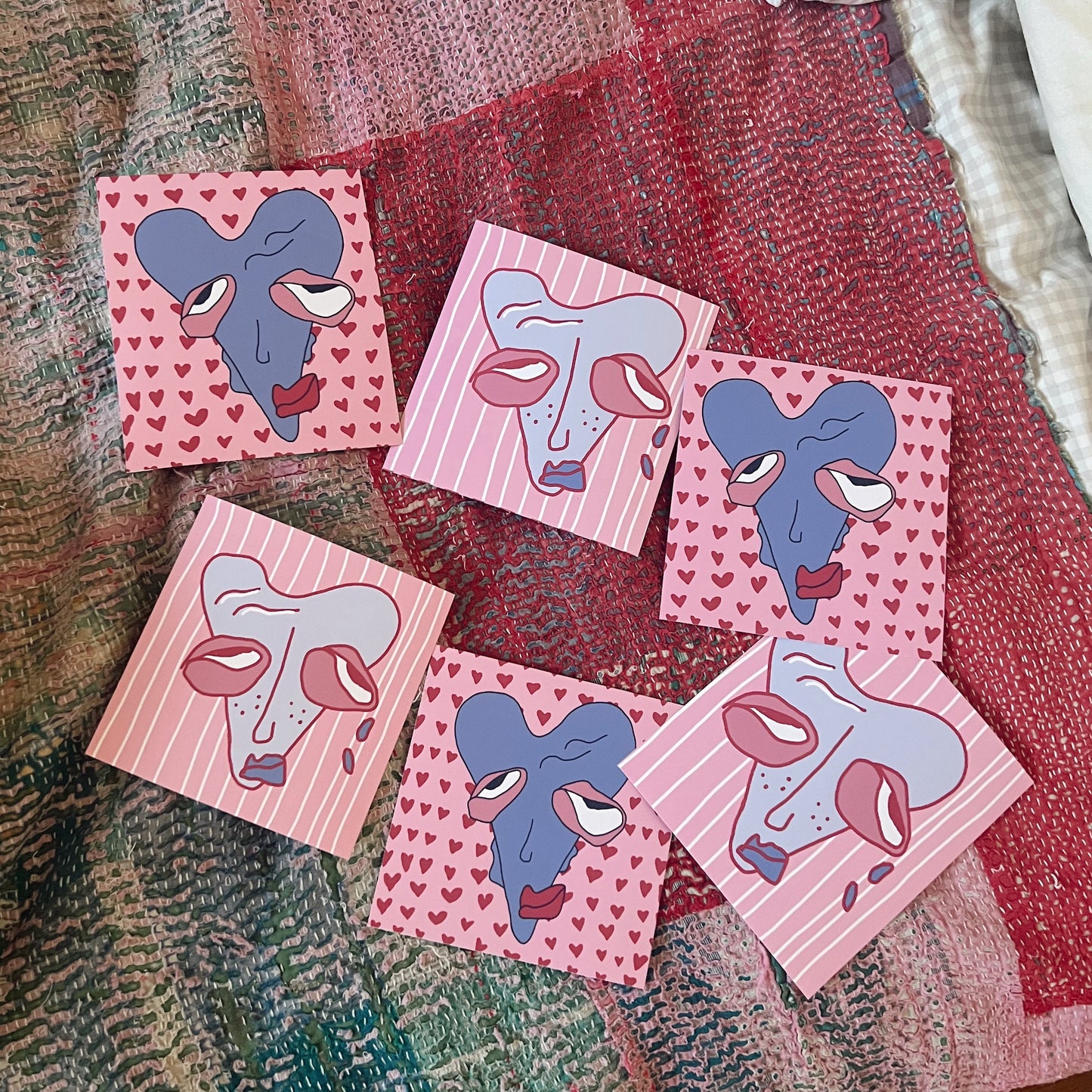 candy heart - print