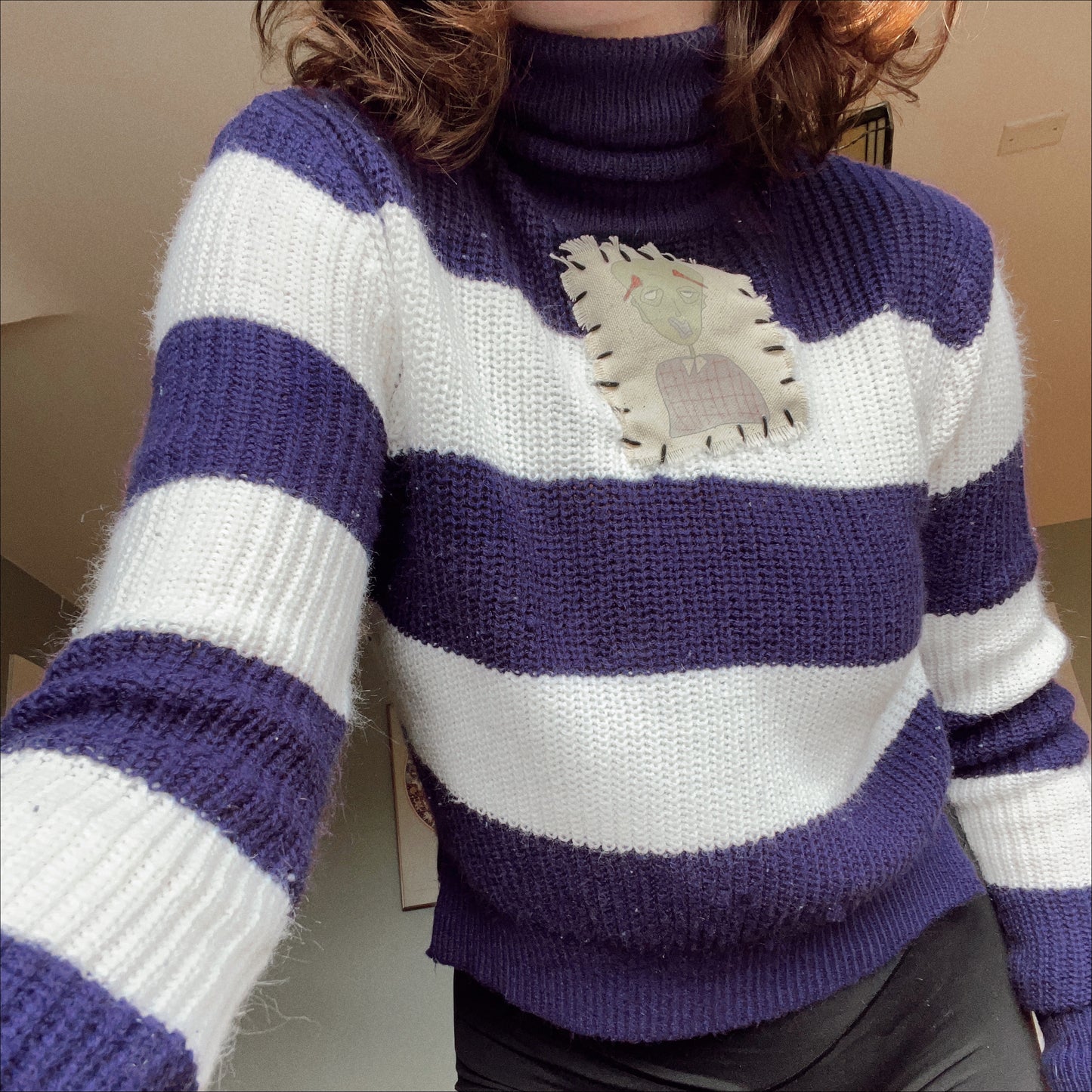 purple grape sweater